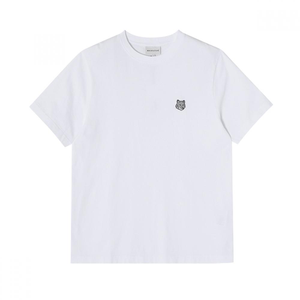 

MaiSon KitSune Mm00108kj0118 P100 Bold Fox Head Patch Men S Short Sleeve Tee MM00108KJ0118 P100 (M)