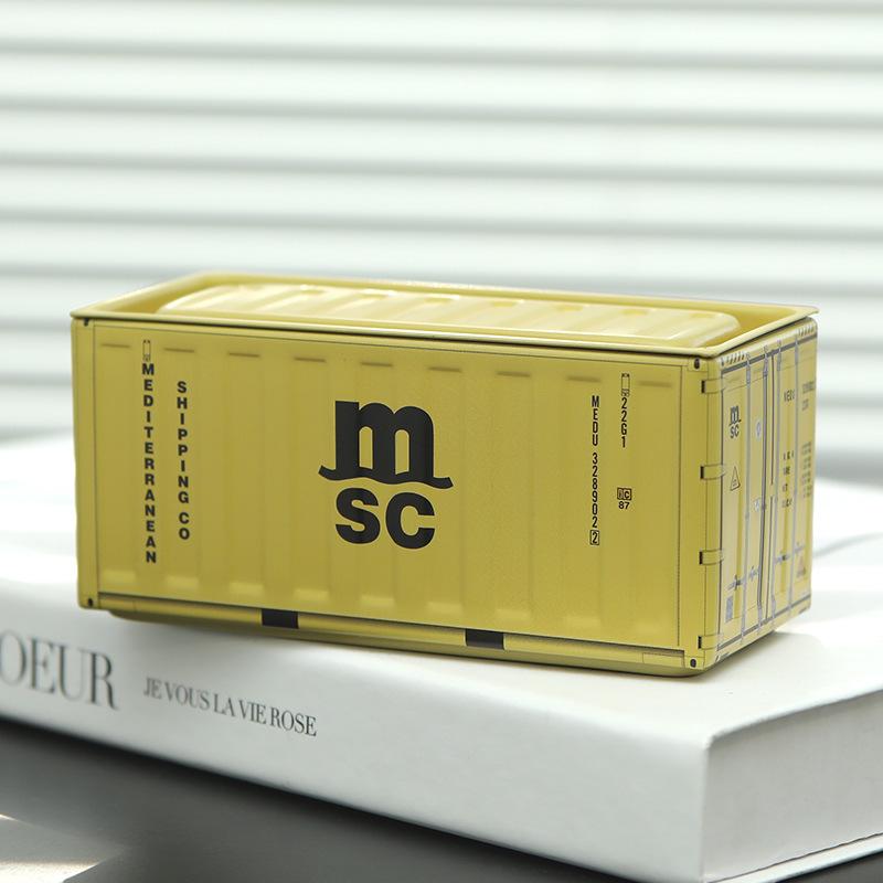 Trendy Miniature Tinplate Storage Box for Figurines