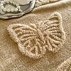 Coral Fleece Fabric Autumn Blanket with Exquisite 3D Butterflys Soft Comfortable Warm Winter Sofa Blankets Four Seasons Blanket