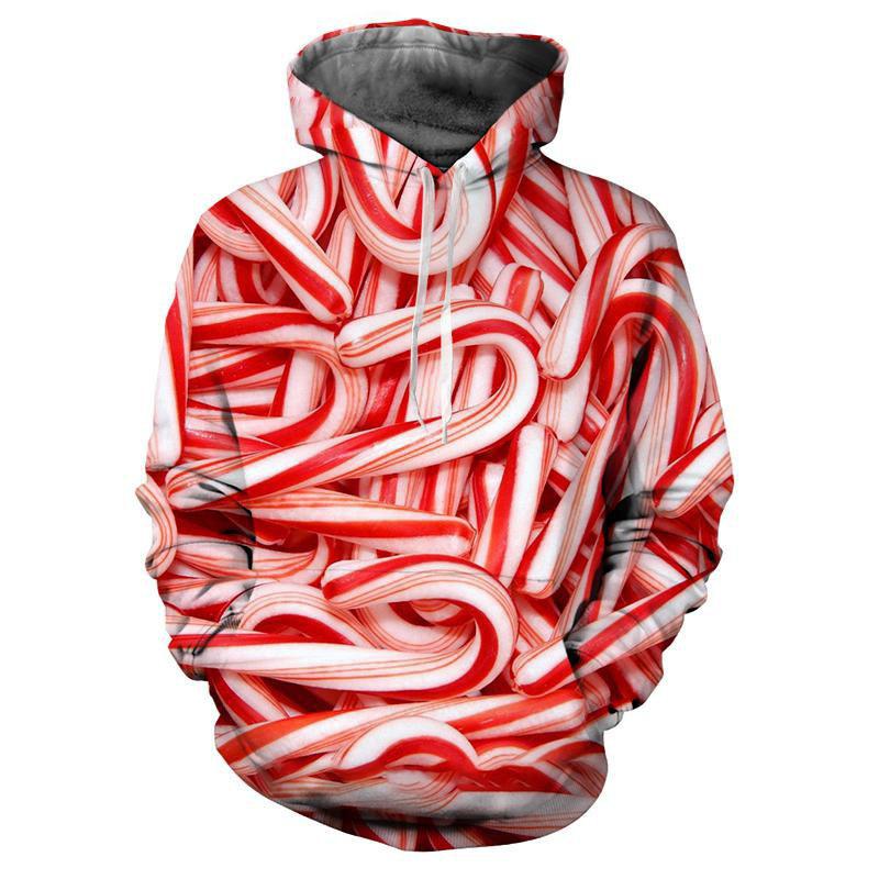 Funny Colorful Candy 3D Printed Fudge Men's Hoodie Personality Pullovers Fashion Long Sleeves Women Hoodie Street Sweatshirt