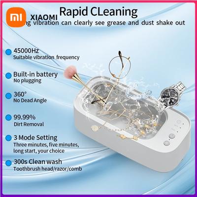 Xiaomi Xiaomi USB High-Frequency Ultrasonic Vibration Machine, Multi-Purpose Cleaning for Jewelry, Glasses, Watches, Bracelets