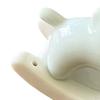 Animal Figurine Incense Burner Ceramic Porcelain Ornament Decorative Holder for Tabletop