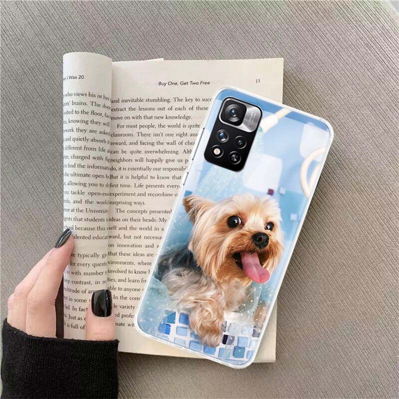 Yorkshire terrier dog Phone Case For Xiaomi Poco X4 F4 GT X3 NFC X5 X6 X7 Pro 5G M5 M5S M3 F5 Mi F6 F3 F2 F1 Cover Coque Fundas