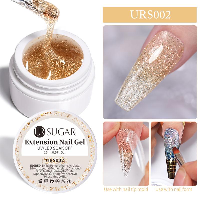 Phototherapy Glue, Manicure Glitter, Sequin Quick Extension, Paper Tray-Free Crystal Extension Glue