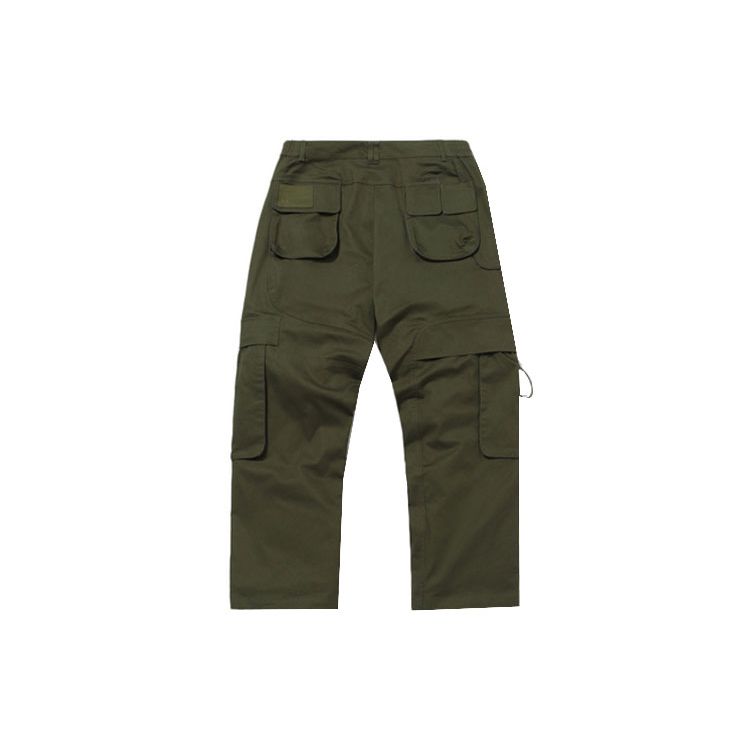 Li Ning Badfive Basketball Series Loose Fit Cargo Pants Men Bottoms Dark-Olive-Green AKXQ527-2
