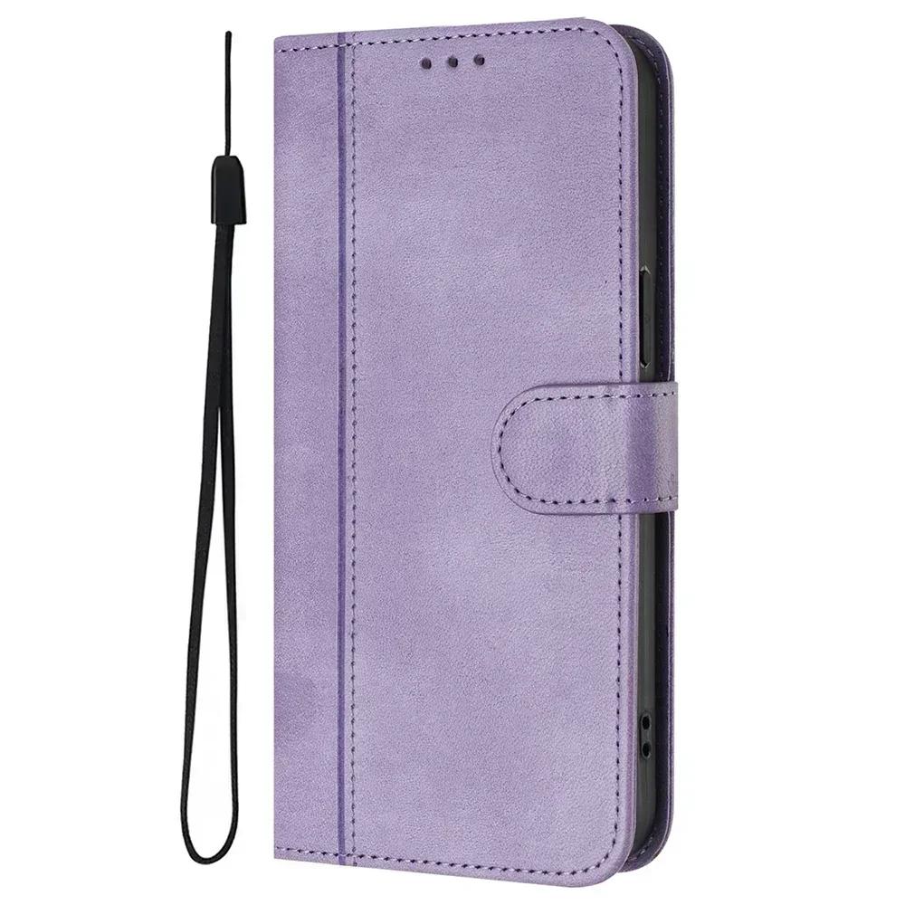 Capa Carteira de Couro Retro Para Celular Para Infinix Note 50 Zero 40 40X Hot 50i 40i GT 20 Pro Smart 9 8 Plus 7 HD Capa com Suporte Slots para Cartão