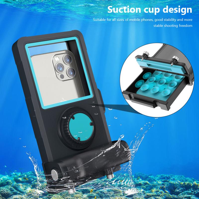 

Универсальный подводный чехол для дайвинга, водонепроницаемый защитный корпус для плавания, совместимый с фото и видео