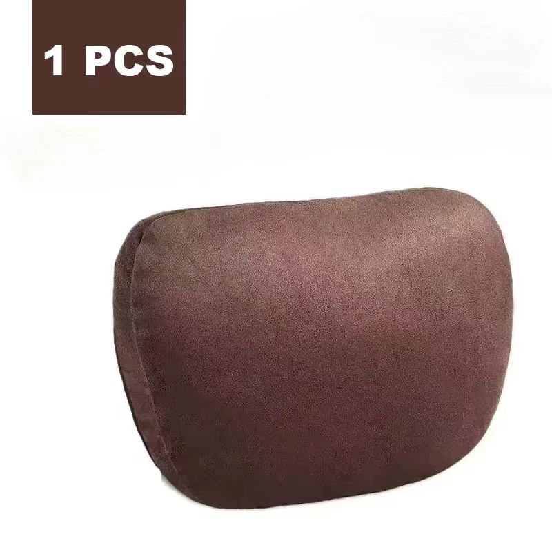 4-Season Universal Car Headrest Pillow - Multi-Position Lumbar & Neck Support for Most Vehicles, Breathable Ergonomic Design