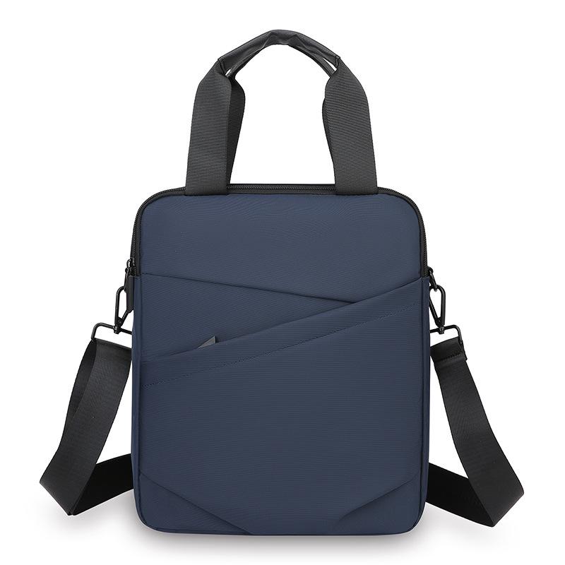 Customized Men's 15.6'' Business Casual Crossbody Tote Laptop Bag with Logo Print