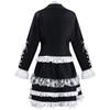 Anime Danganronpa Celestia Ludenberg Yasuhiro Taeko Cosplay Kostüm Perücke mit Kleid inklusive Hemd Krawatte Socken Outfits Halloween
