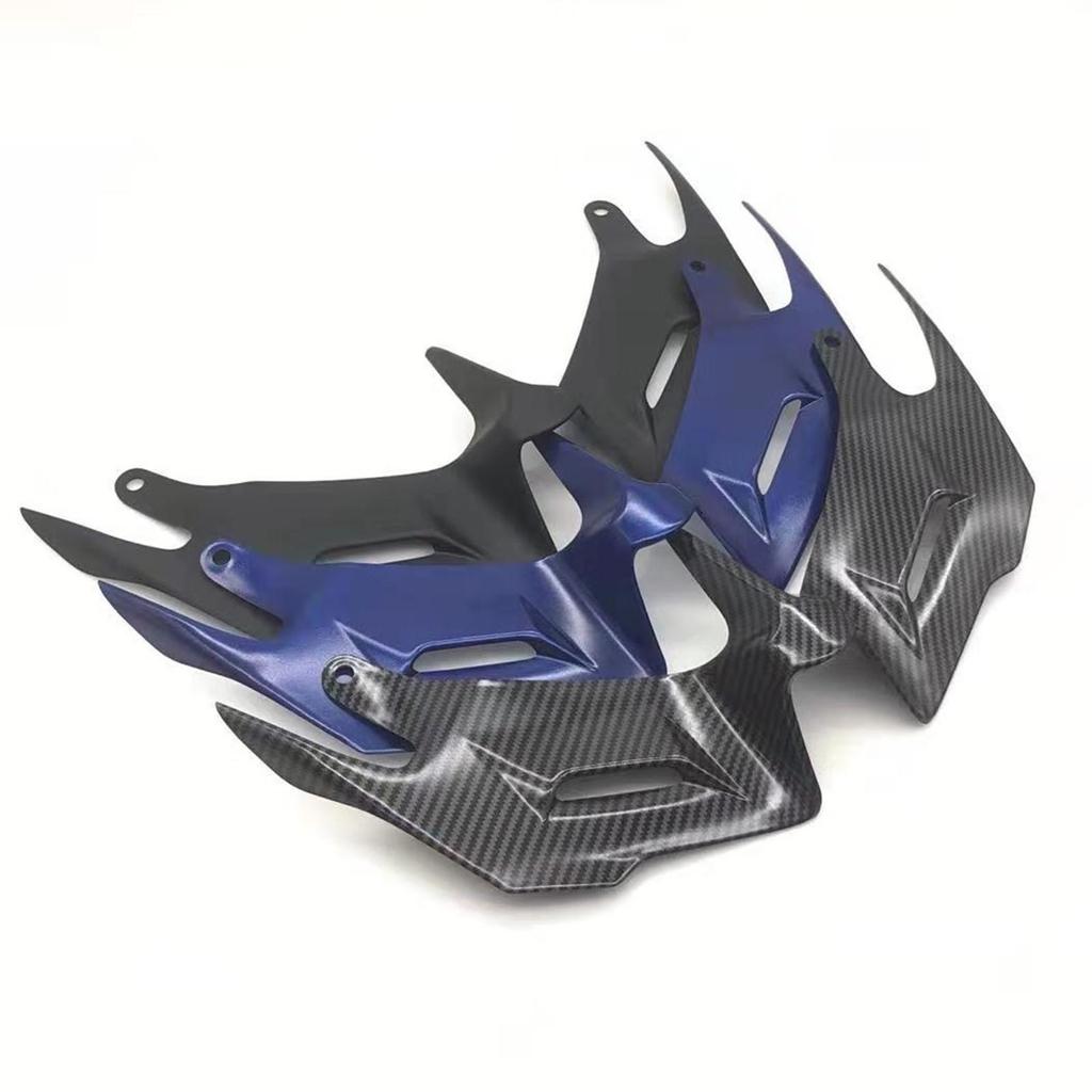 Carbon Fiber Front Winglet Fairing Cover Protector Aerodynamic Shield for Yamaha R
