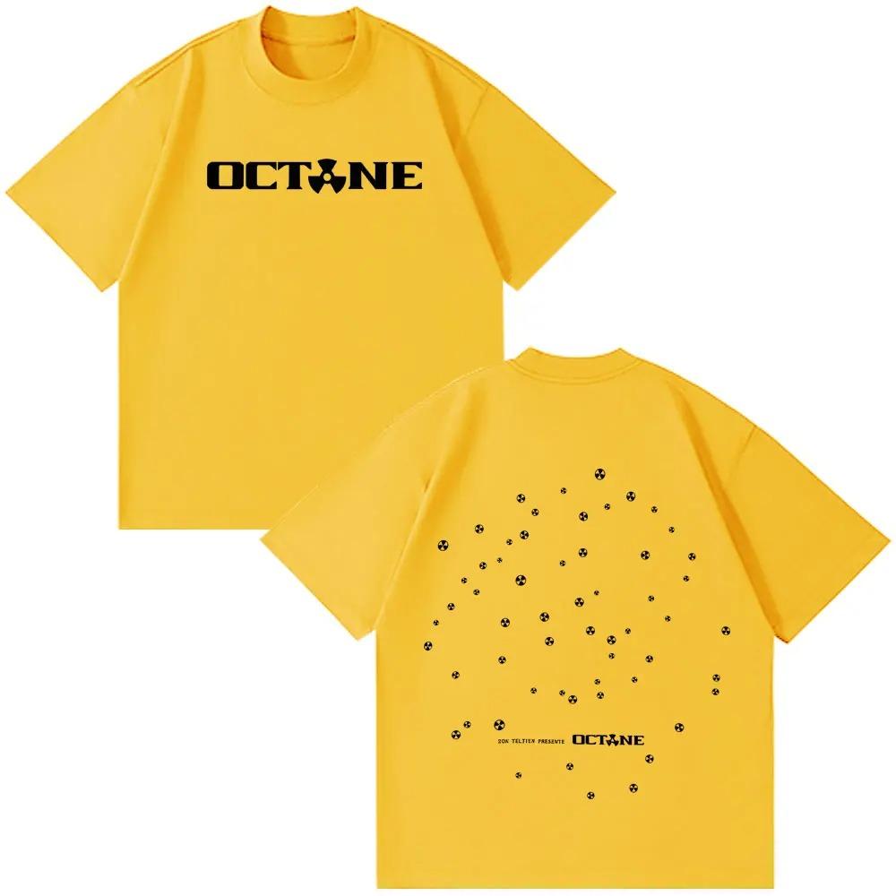 Rapper Don Toliver Octane Tour 2026 Grafik T-Shirt Herren Damen Hip Hop T-Shirts Kurzarm Baumwolle Locker Freizeit T-Shirts