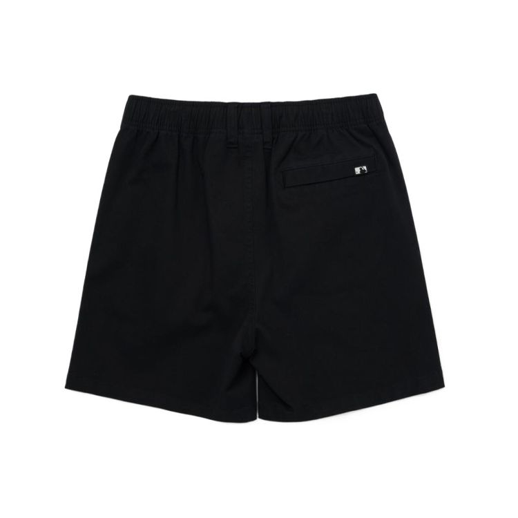 MLB New York Yankees Brand Logo Straight Leg Casual Shorts Unisex Shorts Black 3ASMB0123-50BKS