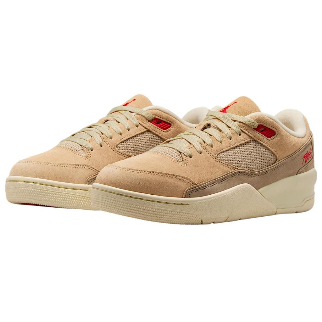 Zapatillas Unisex Air Jordan Flight Court Mushroom Fire Red Camuflaje Desierto Tan Fossil HF3255-201