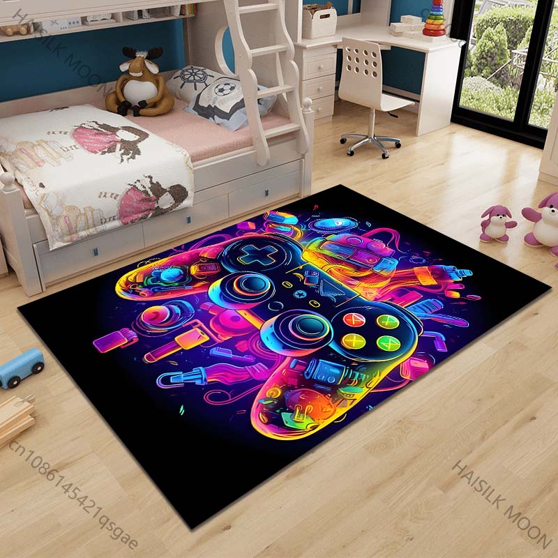 

Multiple sizes Game controller and accessories Carpet for Living Room Bedroom Sofa Home Decor Rus Non-slip Floor Mat Luxury Gift 40cm x 60cm