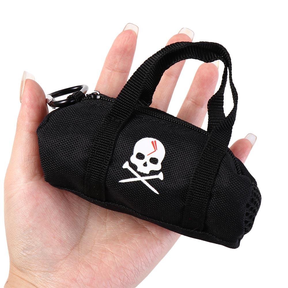 

Lightweight Golf Ball Storage Pouch Zipper Mini Golf Ball Bag Sporting Accessories чорний