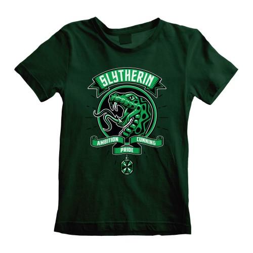 HARRY POTTER Childrens/Kids Comic Style Slytherin T-Shirt