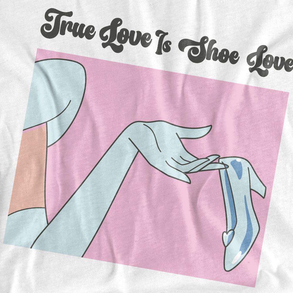 Cinderella Unisex Adult Shoe Love T-Shirt