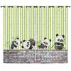 Vorhang Cartoon-Tier Nationalschatz Panda 3D Digitaldruck Verdunkelungsvorhang Ösen