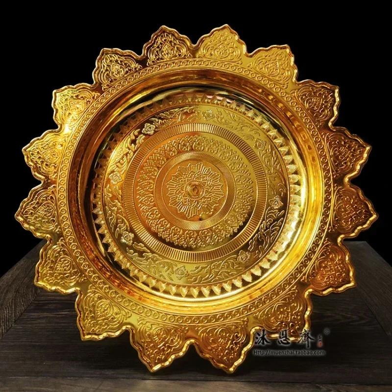 1 Pc Plastic Fruit Tray Buddhist Hall Kitchen Living Room Supplies Temple Sacrifice Home Decoration Feng Shui Accessories Gifts