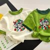 Kids' Cartoon Print Cotton T-Shirt - Short Sleeve Summer Top for Boys & Girls