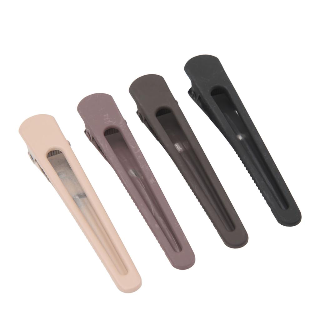 40pcs Hair Duck Bill Clips Bend Crease Free Alloy Hair Styling Dividing Clips for Home Salon Use