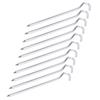 10PCS Tent Pegs HeavyDuty Aluminum Alloy Tent Stakes Pegs with Hook for Camping Hiking Pavilion
