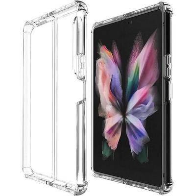 Schutzhülle - Booling - für Samsung Galaxy Z Fold 3 - Silikon - Transparent - 4 Ecken verstärkt
