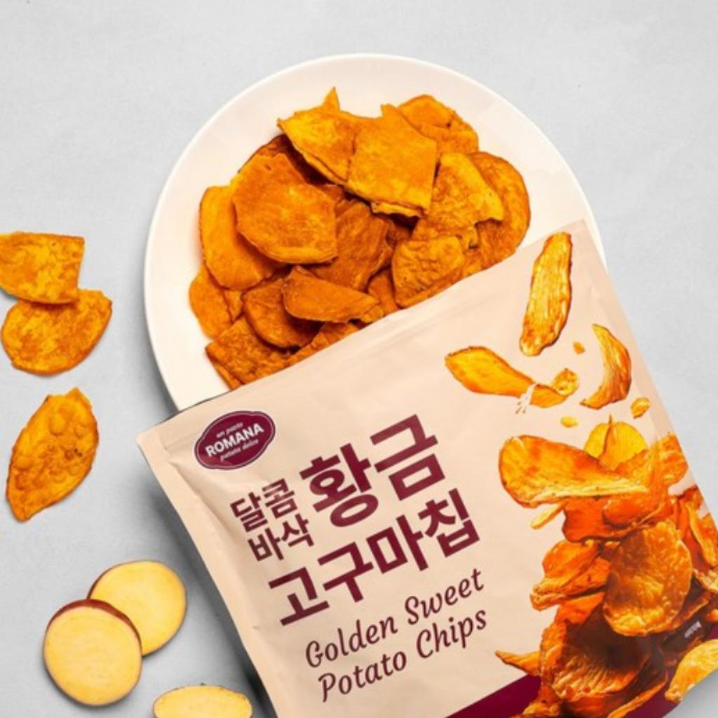 [ROMANA] Real Golden Sweet Potato Chips 320g