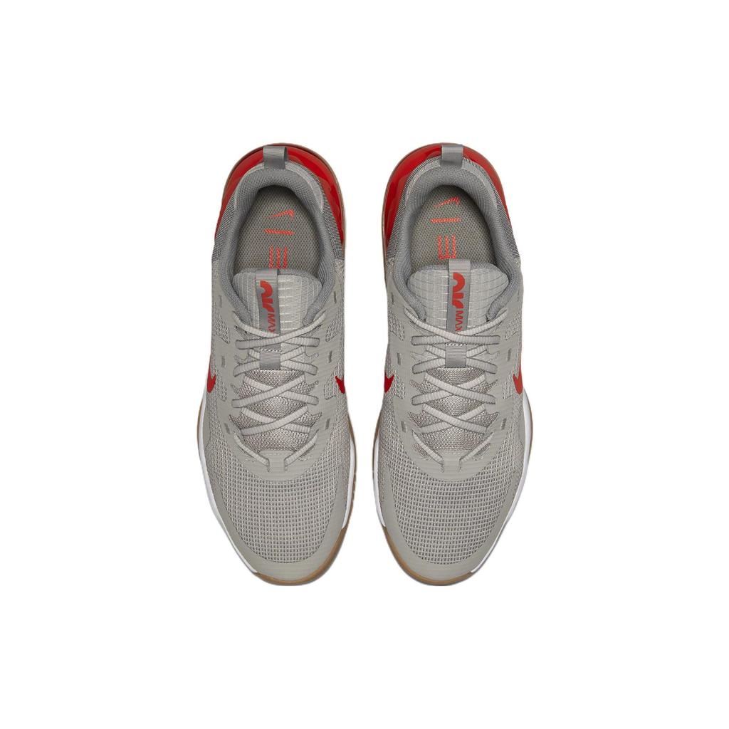 Nike Air Max Alpha Trainer 5 Cobblestone Crimson Gum Men Sneakers Grey Flat-Pewter White DM0829-006