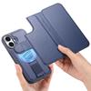 Leather Wallet Case for IPhone 17 Pro Air 15 14 13 12 16 Pro Max Plus Magsafe Case 2 in 1 Detachable Magnetic Flip Cover Holder
