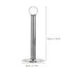 1 Set Stainless Steel Clothes Rod Holder Wall Mount Rust Resistant Thick Strong Bathroom Accessory Shower Curtain Rod
