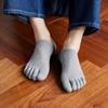 2 páry pánských prstových podkolenek dámských prodyšných bavlněných sportovních běžeckých kotníkových bavlněných krátkých ponožek s pěti prsty