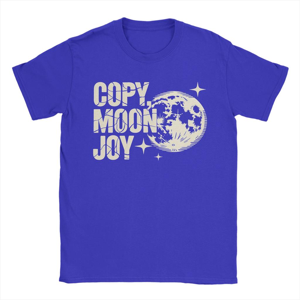 Vintage Copy Moon Joy Artemis II Lunar Mission TShirt for Unisex Round Collar Cotton T Shirts Short Sleeve Tee Shirt Clothes