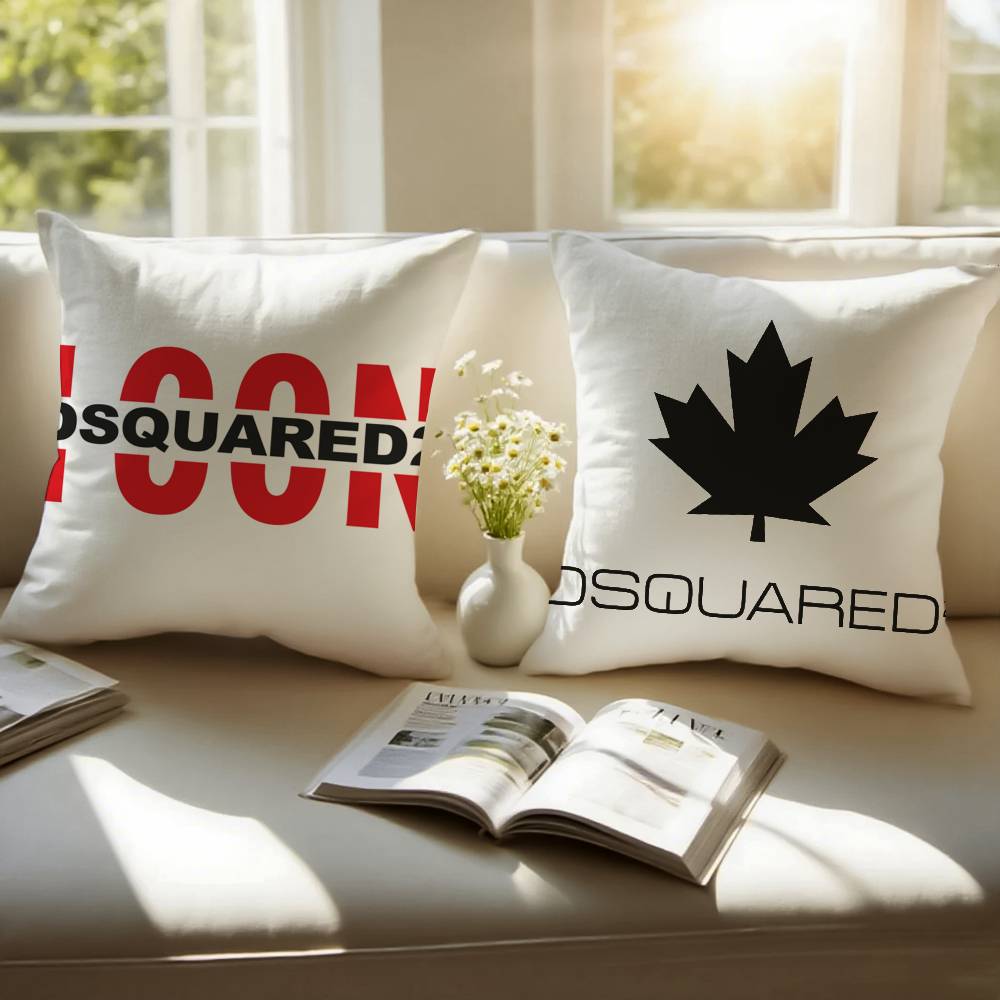 Anime D-DSquaredS Kissenbezug Sofa und Wohnzimmer Dekorative Kissenbezüge Staubdicht und Milbendicht Versteckter Reißverschluss