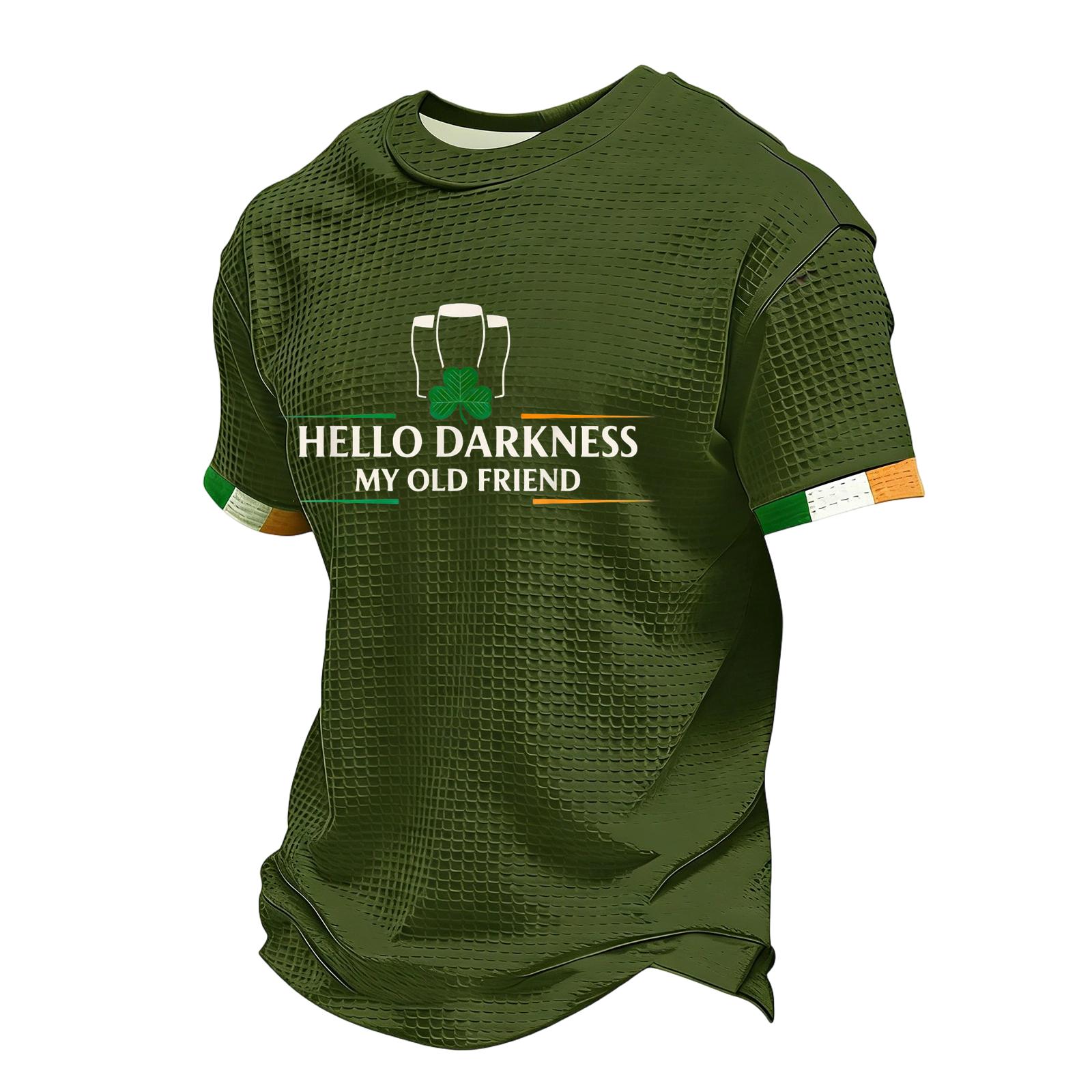 Men s Casual Round Neck Short Sleeve T-Shirt S