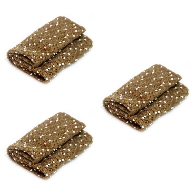 Newborn Photography Wrap And Blanket Gift Set European Style Cotton Blend Comfortable For Babies