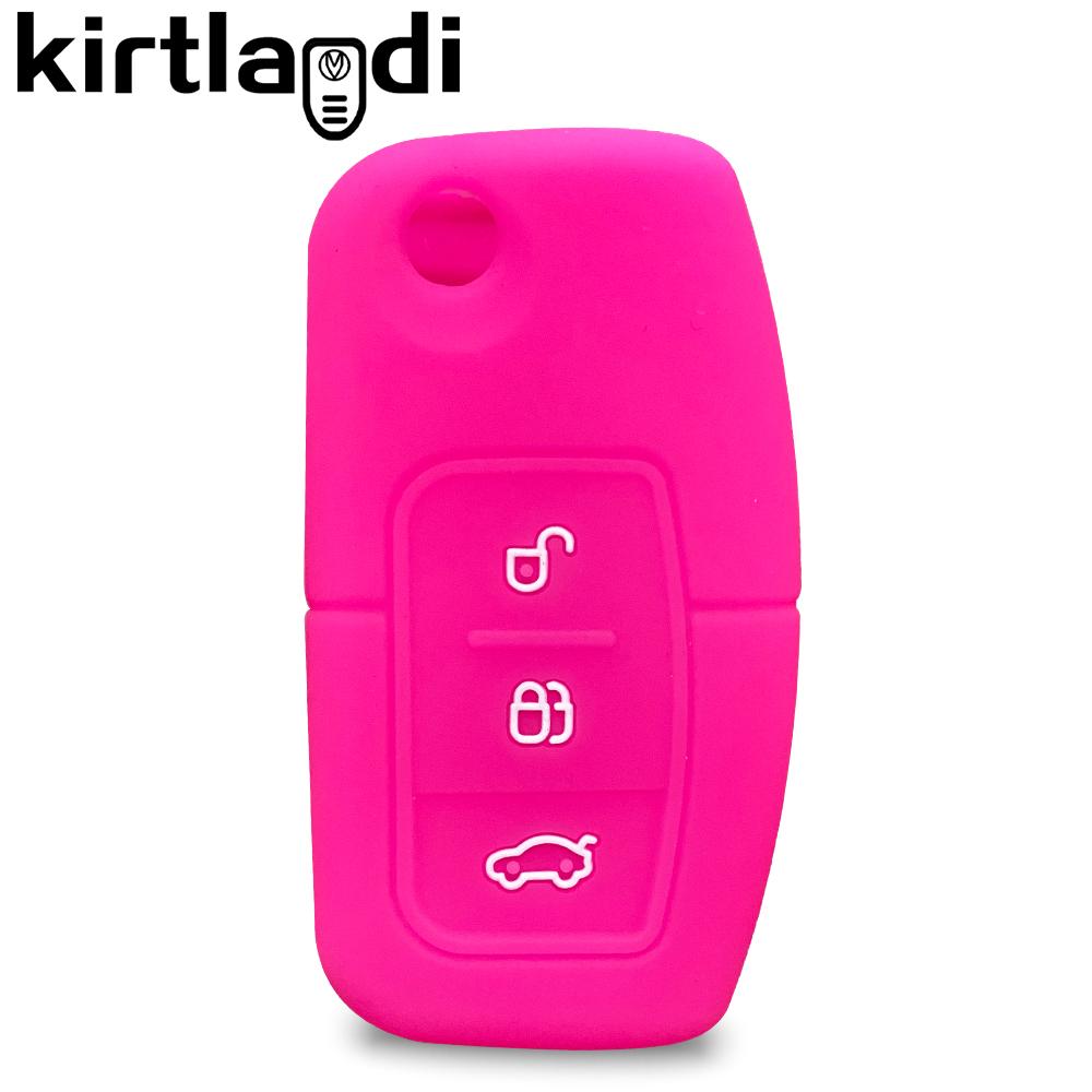 Klappschlüsselhülle für Ford Fiesta Focus 2 C-Max Ecosport S-Max Fusion Mondeo Fernbedienungshülle Schlüsselanhänger Zubehör
