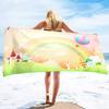 Übergroßes Strandtuch Weich Extra Groß Pool Handtücher für Erwachsene Männer Reise Decke Kreuzfahrt Urlaub Stuhlbezug Regenbogen Druck