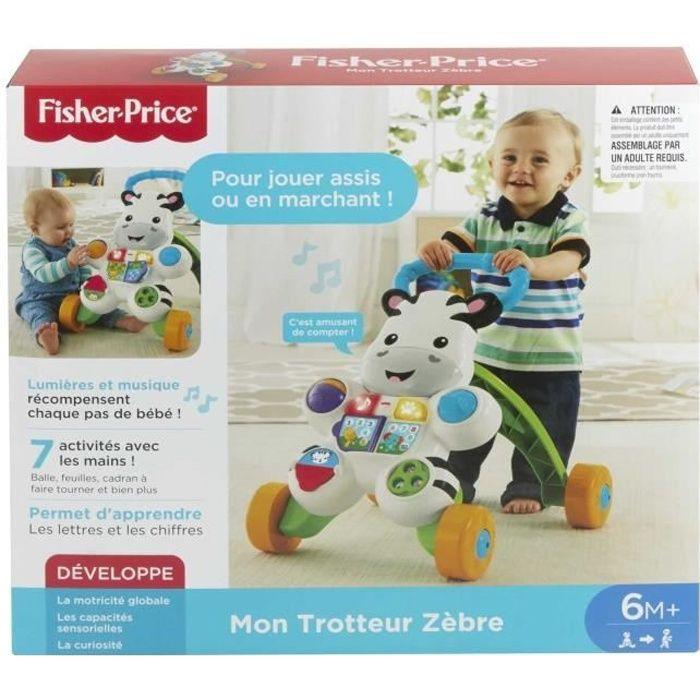 Fisher-Price – Mon Trotteur Zèbre Parlant