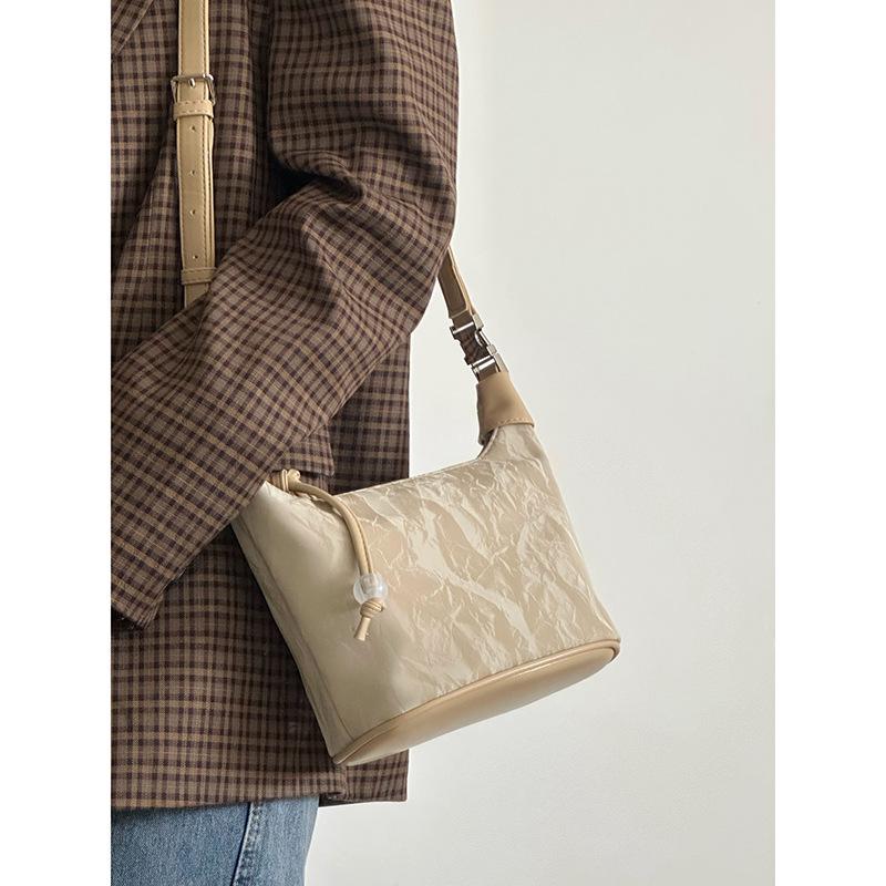 

Новая китайская переносная сумка для пельменей, женская новая сумка для ручного ношения под мышкой, универсальная сумка через плечо абрикосовый