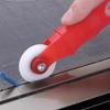 Wooden Handle Steel Wheel Rolling Tool For Double Window Installation Sturdy Screen Door Hand Spline Roller