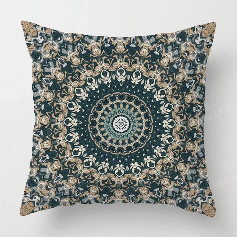 Herbstliche Heimdeko Herbst Wohnzimmer Überwurf Kissenbezug Sofa Boho Kissenbezug Mandala