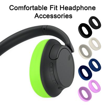 1 Pair Protective Case Soft Silicone Comfortable Replacement Waterproof Cushions Ear Pads for Sony WH-CH720N