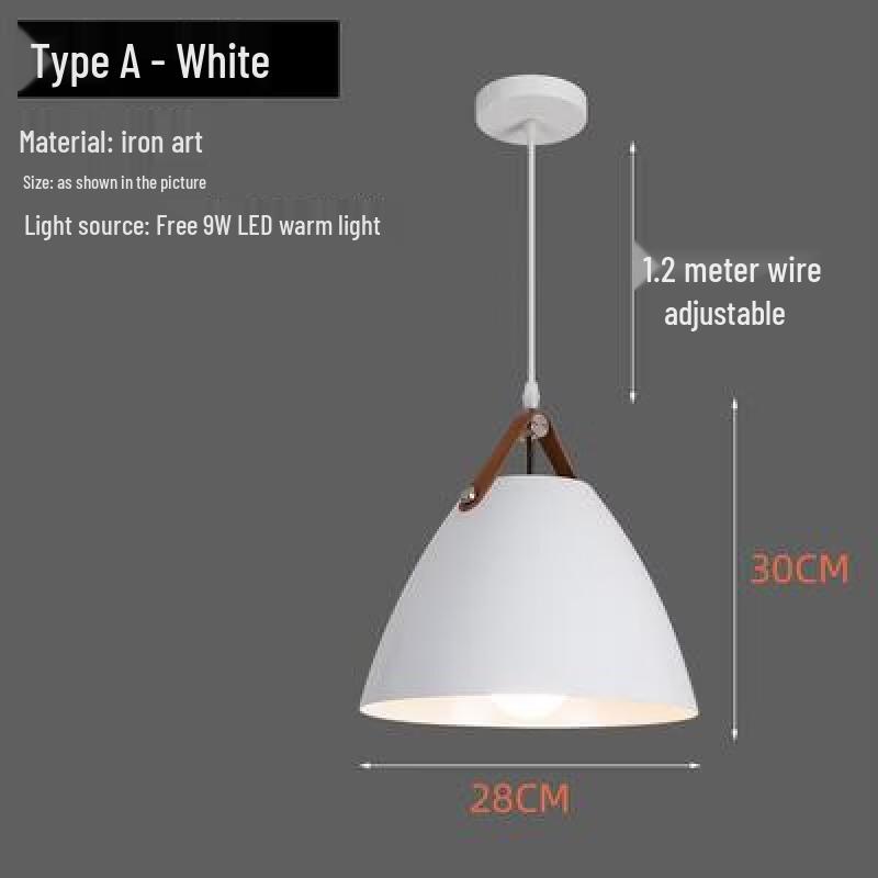 Oeny Retro Wrought Iron Pendant Light