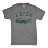Later Gator T-Shirt, Funny Alligator Pun Shirt, Crocodile , Reptile Lover Gift, Christmas Gift for Him