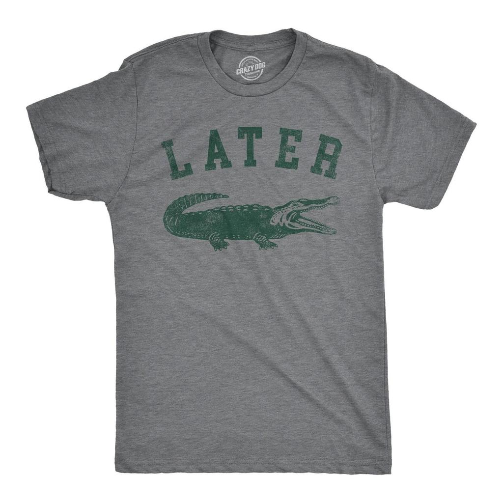 Later Gator T-Shirt, Funny Alligator Pun Shirt, Crocodile , Reptile Lover Gift, Christmas Gift for Him
