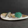 Silver Earrings with Natural Agate 1.86ct (2197300)