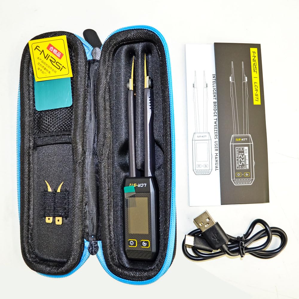 FNIRSI LCR-ST1 High-Precision Tweezers-Type LCR Bridge