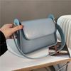 Small Bag Women's New Trendy Fashion Shoulder Handbag Simple Wide Shoulder Strap Small Square Bag